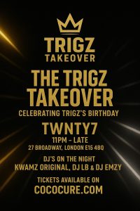 TWNTY7 - Triggz takeover hosted by Kwamz n Friends