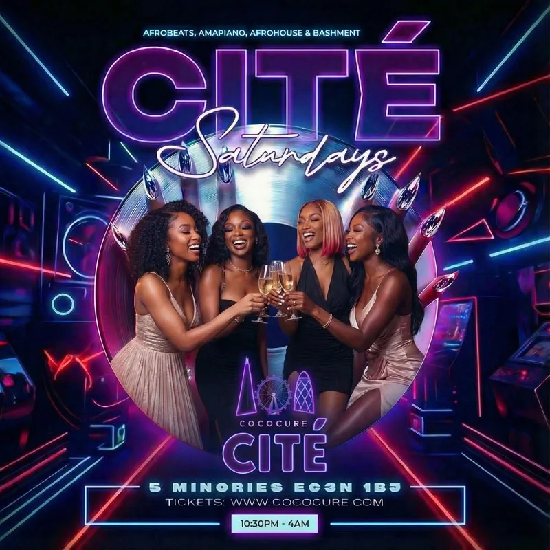 Cite – Afrobeats & Bashment Saturdays at Cococure Cite