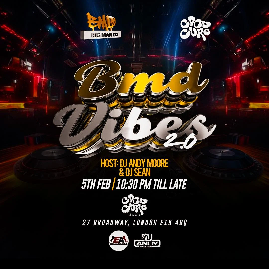 Haus – BMD VIBES 2.0 WITH ANDY MOORE, DJ SEAN & FRIENDS