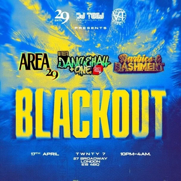 AREA29 X DANCEHALL + ONE X BARBIES + BASHMENT