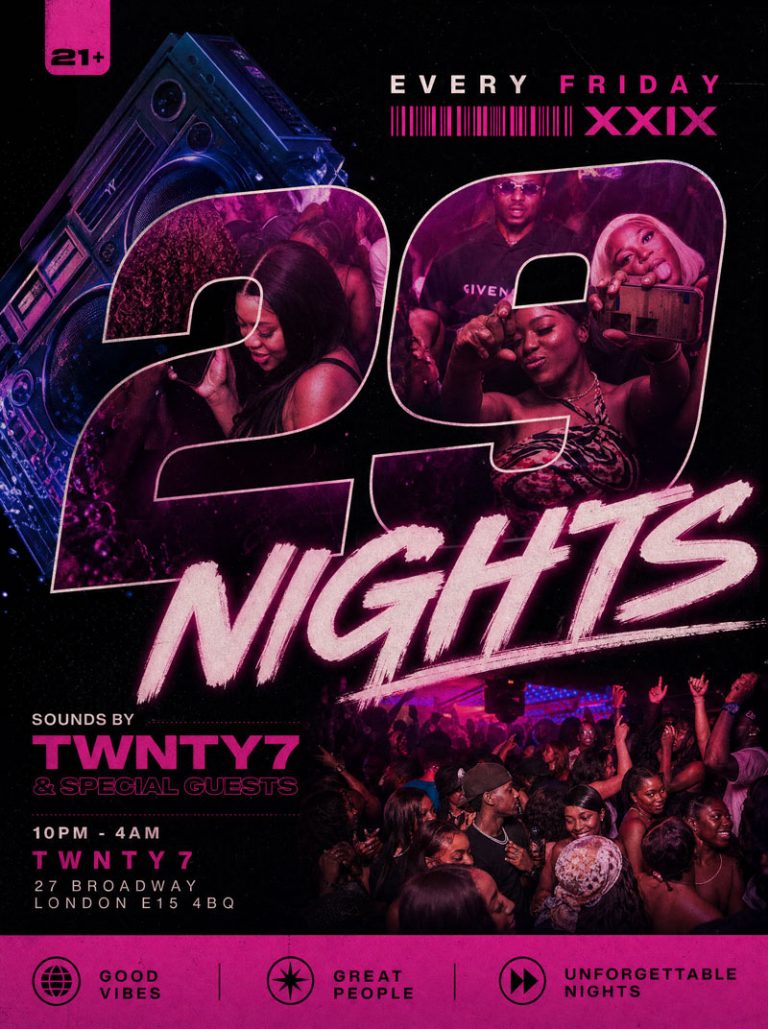 TWNTY7 – 29 NIGHTS