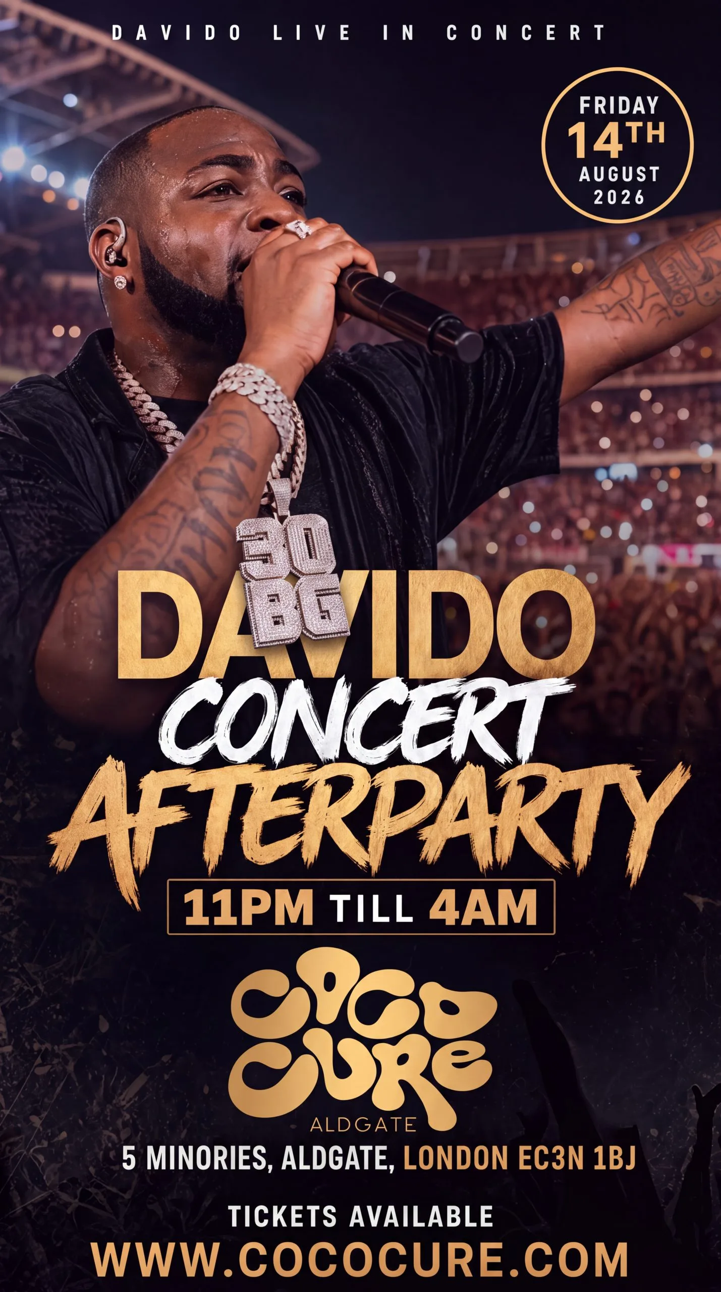 DAVIDO AFTERPARTY: FEEL — Cité Aldgate