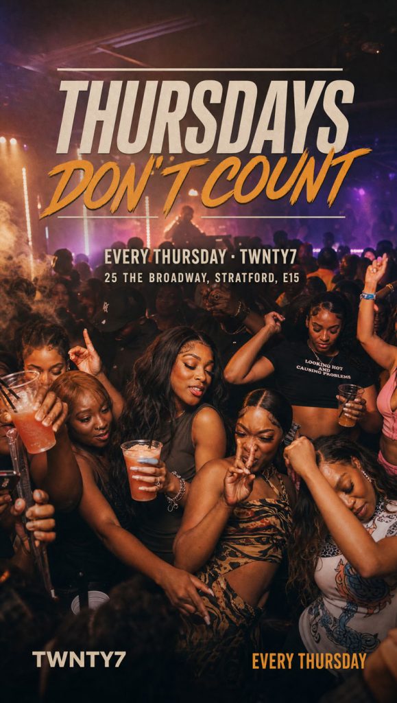 THURSDAYS DON’T COUNT at TWNTY7