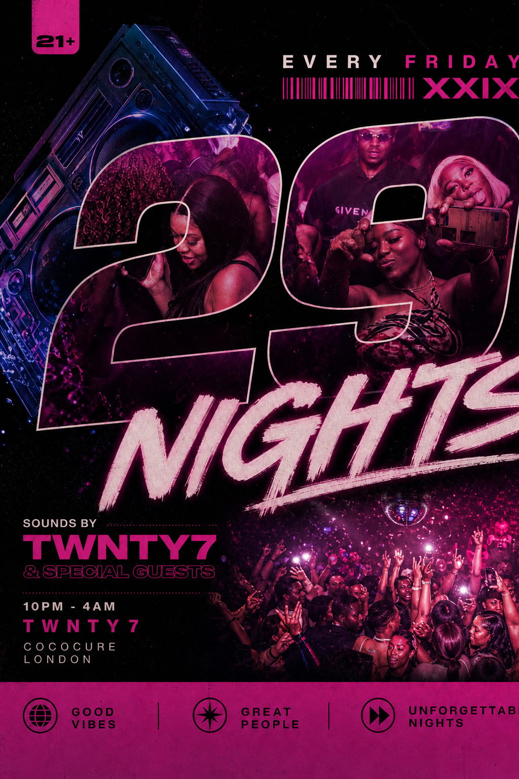 TWNTY7 – 29 NIGHTS