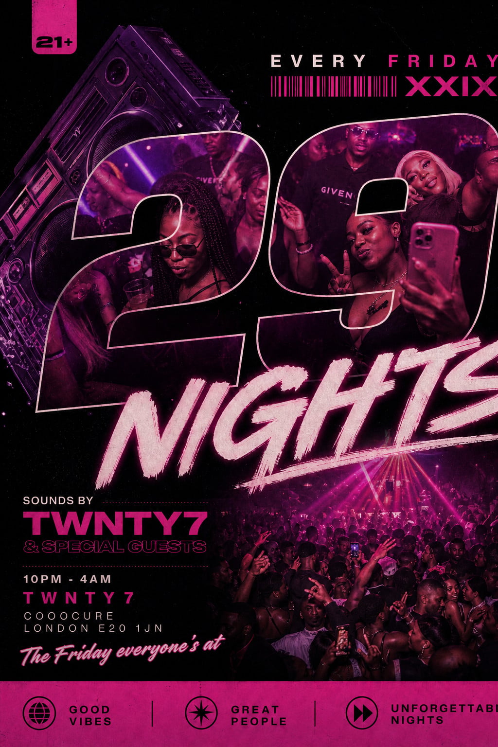 TWNTY7 – 29 NIGHTS