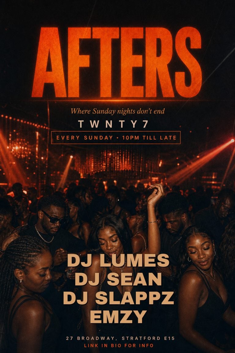 AFTERS at TWNTY7 — Sunday Afterparty in Stratford