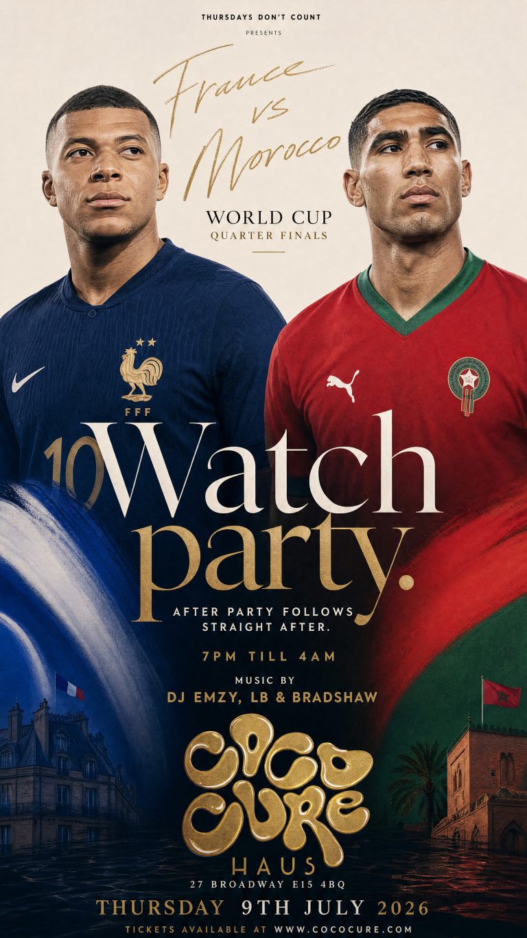HAUS — FRANCE VS MOROCCO WORLD CUP WATCH PARTY (AFTER PARTY FOLLOWS)