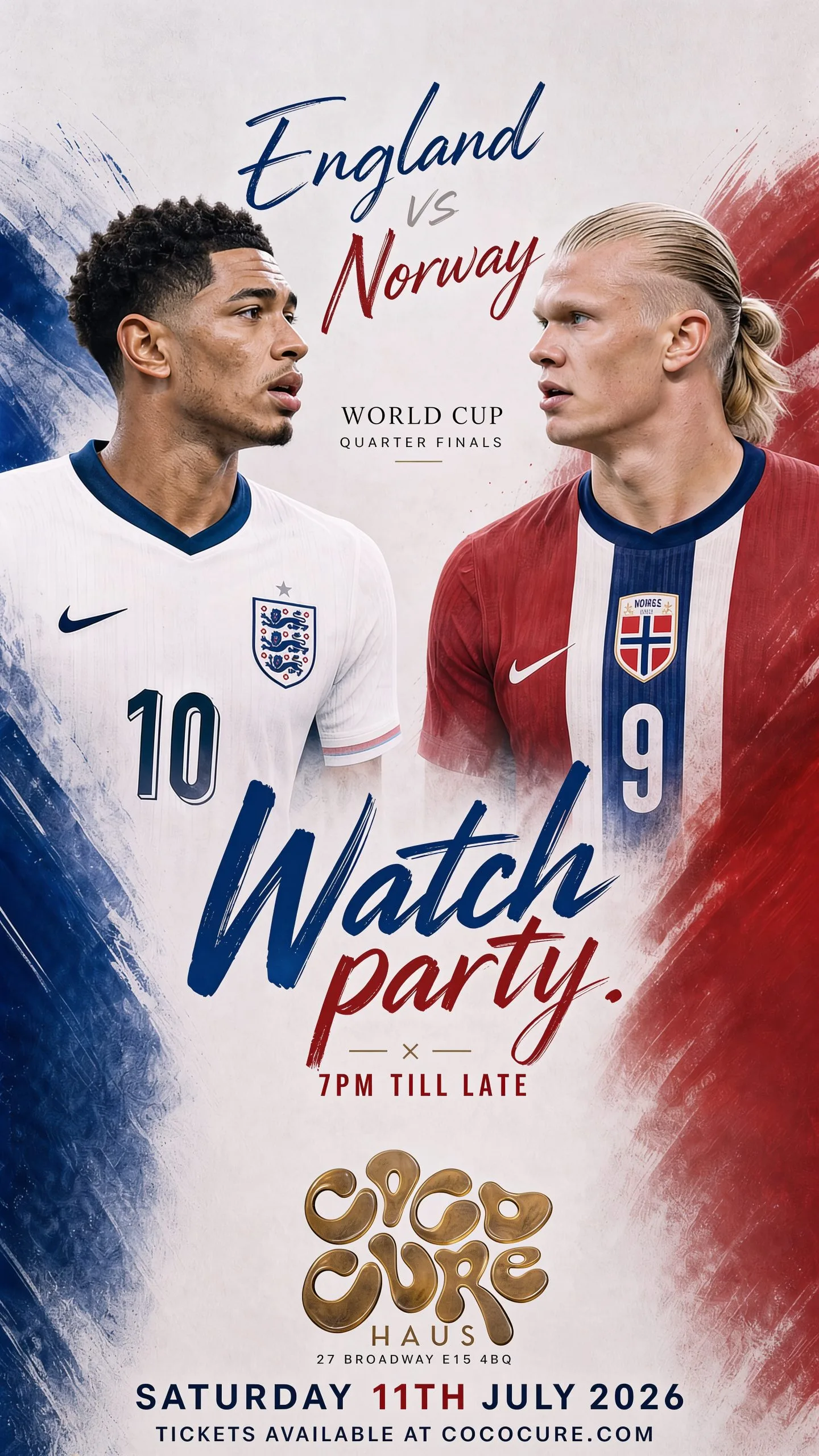 HAUS GARDEN — ENGLAND VS NORWAY WORLD CUP WATCH PARTY (AFTER PARTY FOLLOWS)