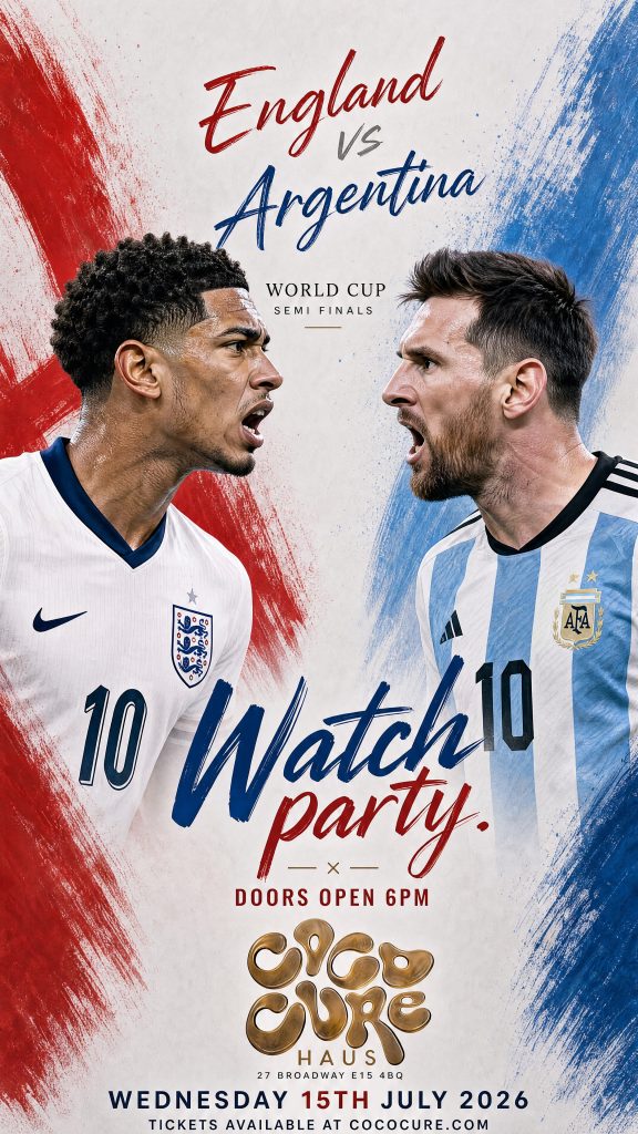 HAUS — ENGLAND VS ARGENTINA – WORLD CUP WATCH PARTY