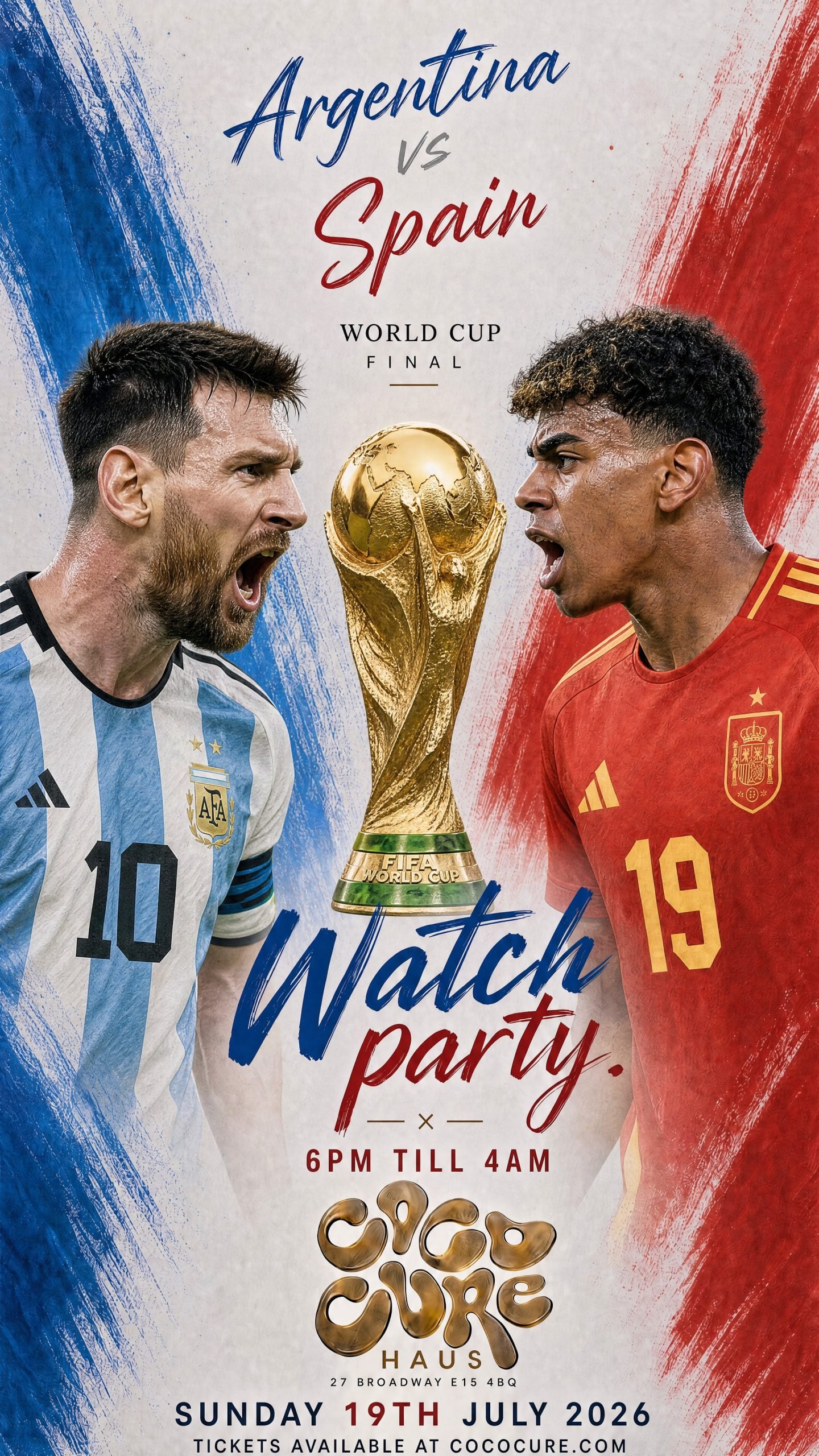 HAUS — WORLD CUP FINAL – ARGENTINA VS SPAIN – FOOTBALL & PARTY