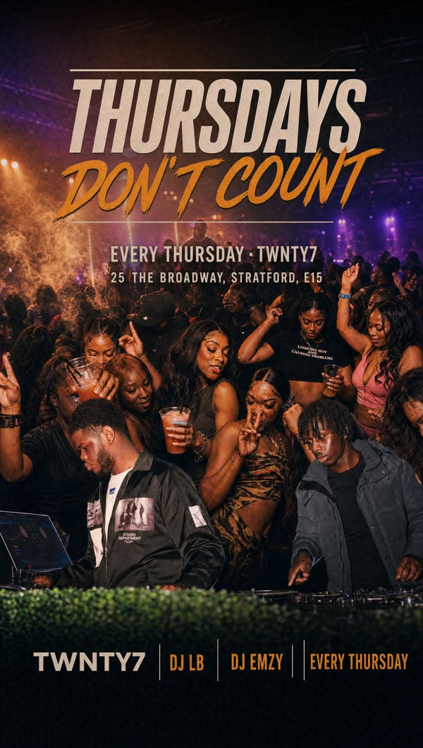 THURSDAYS DON’T COUNT at TWNTY7