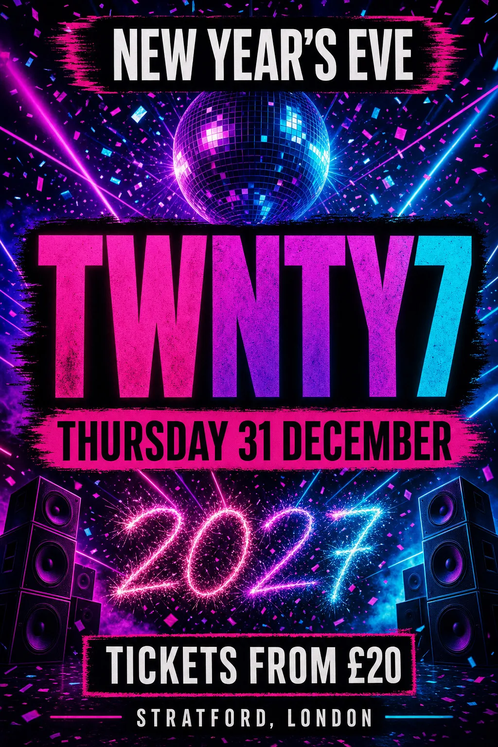 TWNTY7 – New Year’s Eve