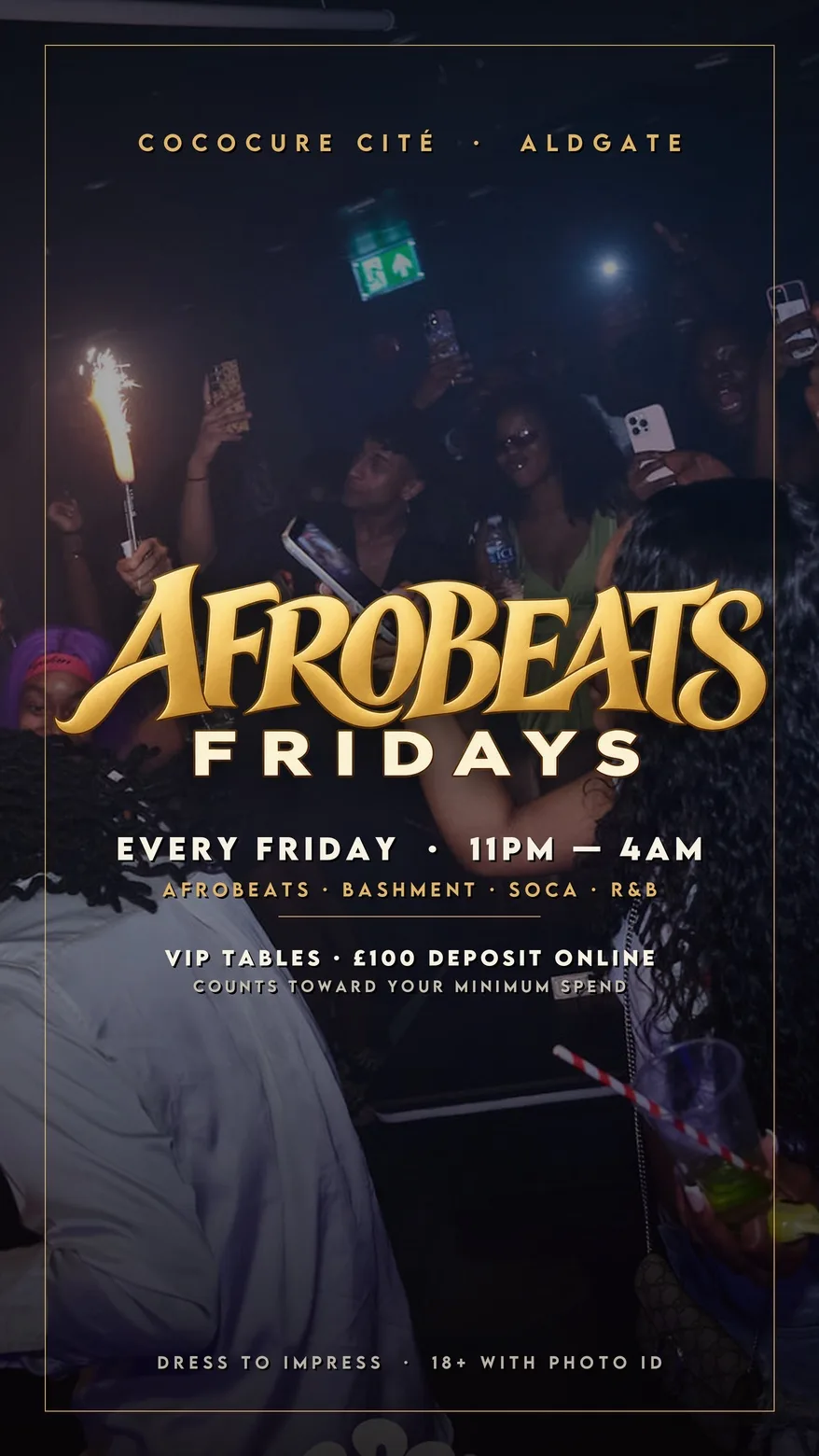 Cité – Afrobeats Fridays | DJ Suukz, DJ Sean, DJ Jabsta, DJ Fizz