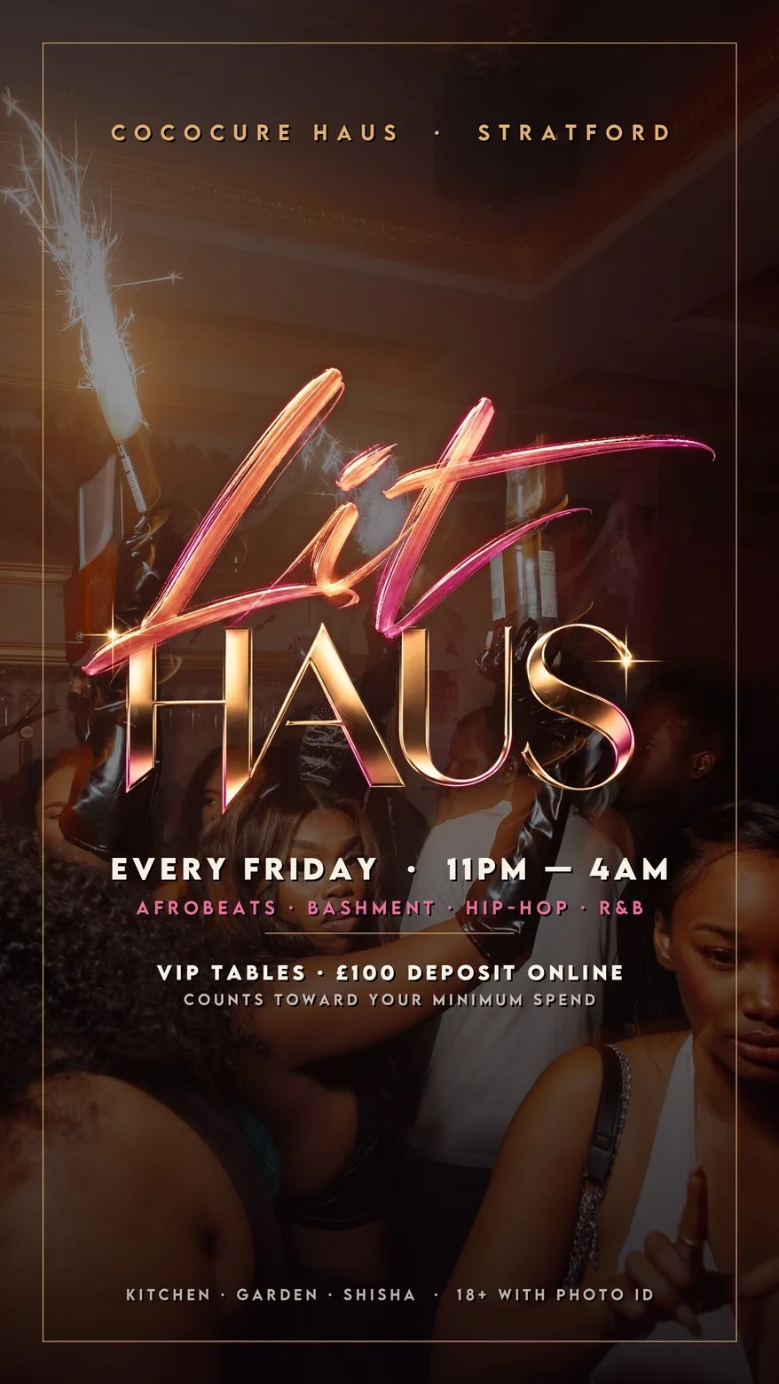 Haus – Lit Haus Afrobeats Fridays | DJ Slapzz, Bonae II, DJ Fizz