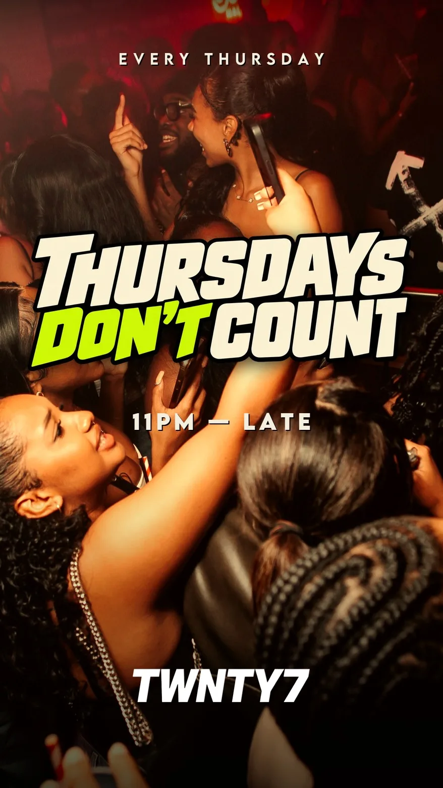 THURSDAYS DON’T COUNT at TWNTY7 — Christmas Eve